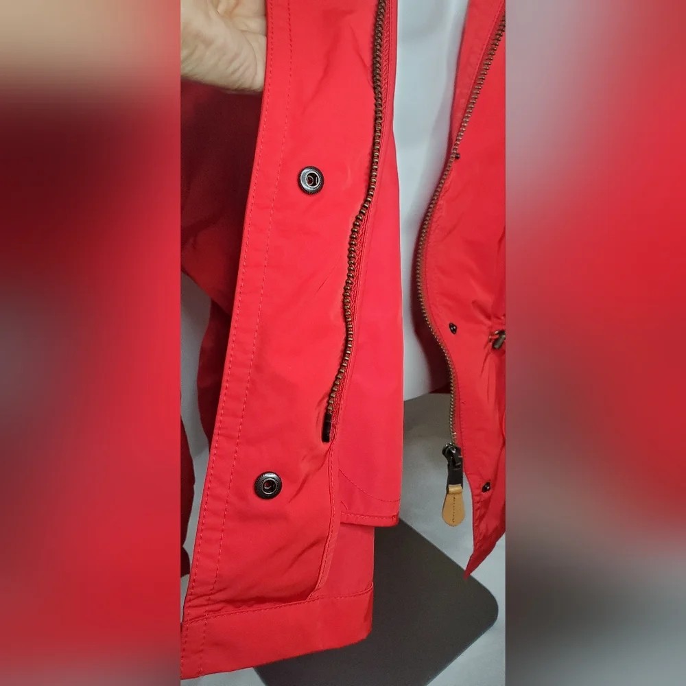 Coach Hooded Size L Red Jacket - Utility Jacker - Picture 9 of 10